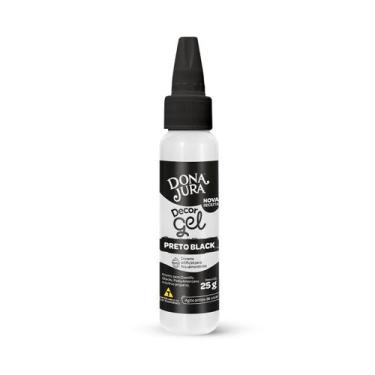 Imagem de Corante Alimentício em Gel Preto Black DecorGel 25g Dona Jura