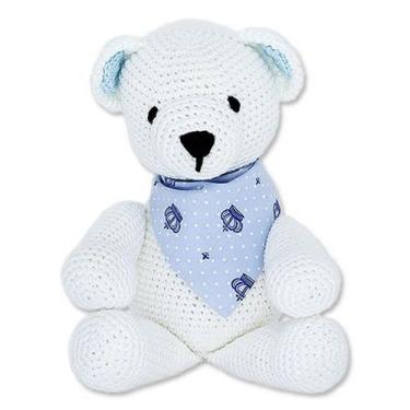 Imagem de Amigurumi Urso Crochê 21 cm artesanal branco - Estylo Baby