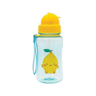 Imagem de Garrafinha Buba Frutti Limão 350ml, 400ml, Azul e Amarelo, Limão