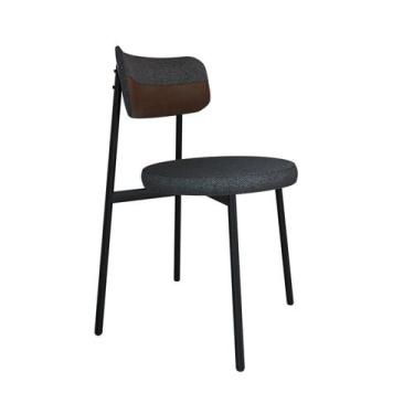 Imagem de Cadeira Kyta Fixa com 4 Pés 50 X 44,7 X 83,8 Cm com 1 Unidade - Metali