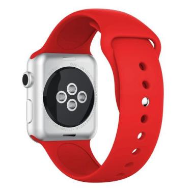 Imagem de Pulseira Silicone Sport Compativel com Apple Watch 42mm a 49mm - Pools