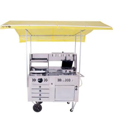 Imagem de Carrinho de Pastel Hot Dog e Lanche 3 em 1 Profissional - R2