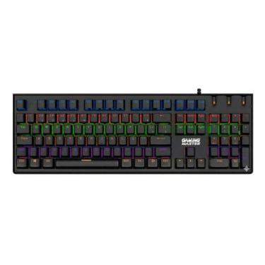 Imagem de Teclado Mecânico Gamer K-Mex Dracarys KDGB - ABNT2 - RGB - Switch Blue