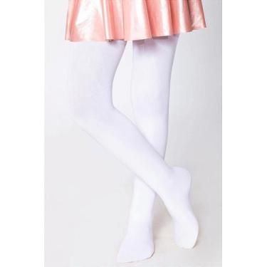 Imagem de Meia-Calça Feminina Infantil Fio 60 de Ballet com Abertura Poliamida -