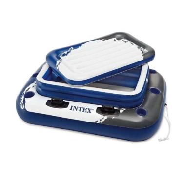 Imagem de Bar Flutuante Cooler Boia Inflável Piscinas Intex 72 Latas