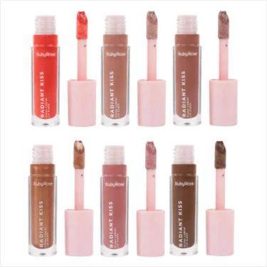 Imagem de Ruby Rose Gloss Labial Radiant Kiss 4g, rk30