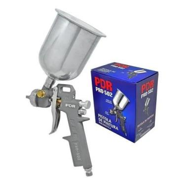 Imagem de Pistola Pintura P/ Fibra Vidro Bico 4.0 Mm- Caneca Aluminio - PDR