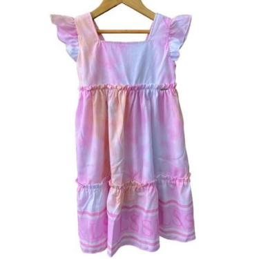 Imagem de Vestido Estampado Festa Luxo Menina Verão Lessa Kids Rf 8635, 10 ANOS,