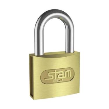 Imagem de Cadeado 45mm Zamac Latonado - Stam