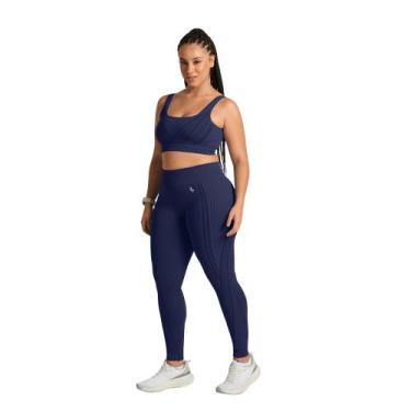 Imagem de Calça Legging Lupo Max Lupo - 71053-001, Azul marinho, G