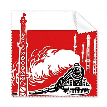 Imagem de China Train Tower pano de limpeza vermelho vapor limpador de óculos 5 peças
