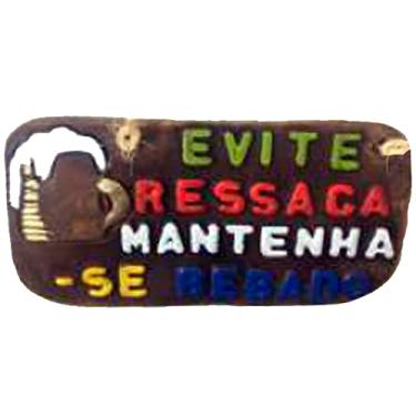 Imagem de Placa de Churrasco Decorativa - Cantinho do Churrasco - Mantenha-se Bêbado