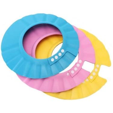 Imagem de Chapéu Para Banho Bebê Anti Shampoo Protetor De Olhos -
