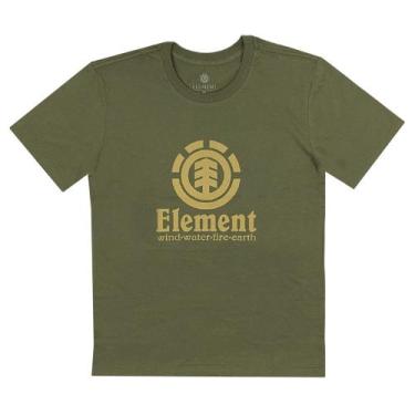 Imagem de Camiseta Element Vertical Color Verde Militar