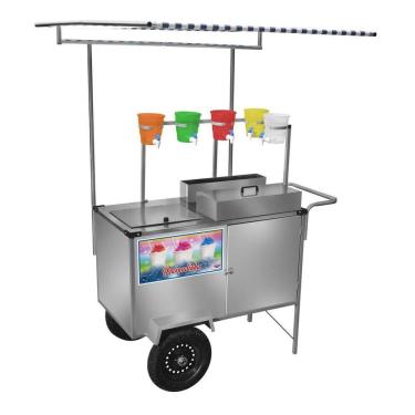 Imagem de Carrinho de Raspadinha com Rodas Pneumáticas  e Toldo - Cefaz