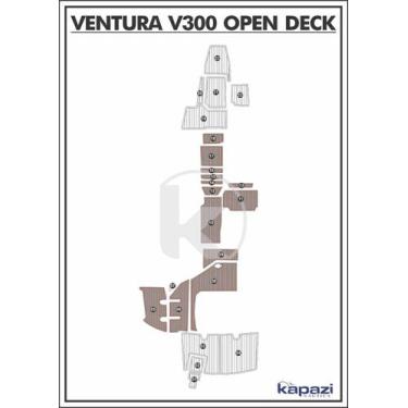 Imagem de Tapete Eva Soft Tech Para Ventura V 300 Open Deck - Cockpit - Kapazi