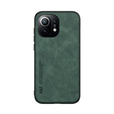 Imagem de Kepuch Silklike Capa para Xiaomi 11 - Case Placa de Metal Embutida para Xiaomi 11 - Verde