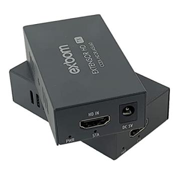 Imagem de Extensor Hdmi 60 Metros X Rj45 Cat5/ Cat6 3d 1080p Bivolt