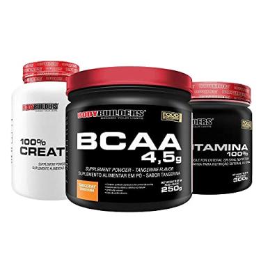 Imagem de Kit BCAA Powder 4.5 250g + POWER Creatine 300g + Glutamina 300g - Bodybuilders