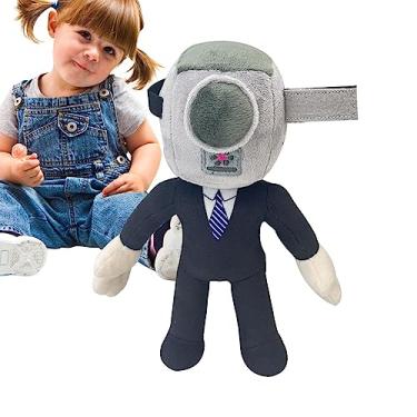 Imagem de pelúcia engraçado S-Kibidi – Boneco pelúcia animais pelúcia criativos desenho animado, travesseiro pelúcia confortável, pelúcia para cosplay, presente surpresa para fãs jogos, acessórios Halloween