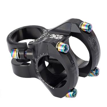 Imagem de Hastes de guidão de bicicleta 28,6 x 31,8 mm liga de alumínio CNC ultra leve oco para a maioria das bicicletas, bicicleta de estrada, MTB, BMX, Fixie Gear, ciclismo (preto)