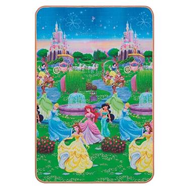 Imagem de Tapete Recreio Disney Trip Princesas JolitexRosa 120x180cm