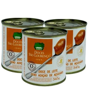 Imagem de Doce de Leite Diet SÃO LOURENÇO Lata 345g (3 latas)