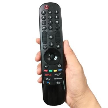 Imagem de MR22GA AKB76039902 Controle remoto IR de substituição compatível com LG Smart TV UHD OLED QNED NanoCell 4K 8K 2022 2021 2020 2019 2018 (sem função de voz)