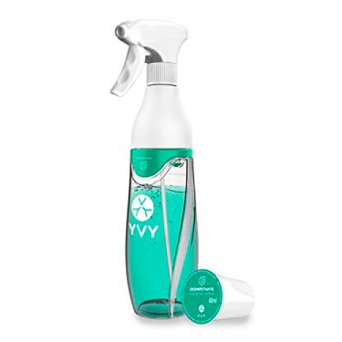 Imagem de Kit Desinfetante Madeiras Nobres - Mata 99,99% de Bactérias, Hipoalergênico, Produtos Naturais - Testado Dermatologicamente, Pet Friendly - 1 Borrifador + 1 Refil de Cápsula, rende 540ml – YVY