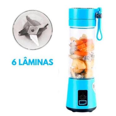 Imagem de Mini Liquidificador Shake Vitaminas Usb Portátil Academia - Alex Impor