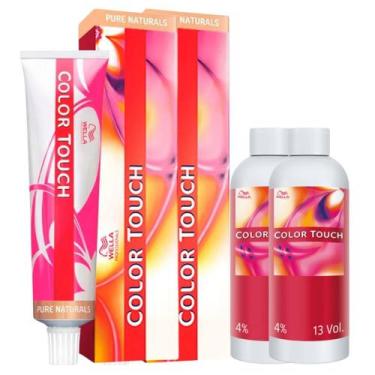 Imagem de Color Touch Tonalizante 2x 2/0 Preto + 2 E. 4% - Wella, UNICA