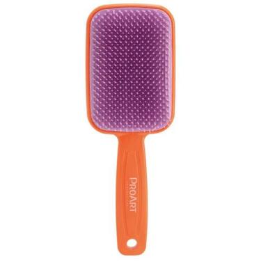 Imagem de Escova Profissional Desembaraçante Laranja e Lilás ProArt