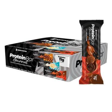 Imagem de Barra Proteica Gourmet 40g Sabor Trufa de Chocolate Caixa com 12 Unida