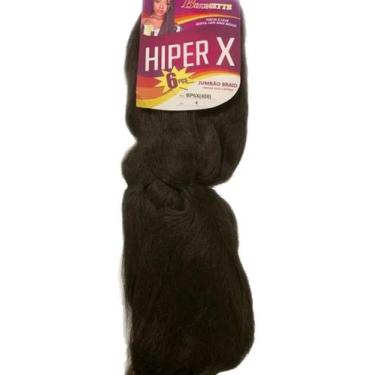 Imagem de Cabelo Jumbo Jumbão Hiper X Kanekalon Tranças Braids Box - HiperX, cor