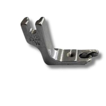 Imagem de Pé Calcador Embanhador Bainha de Lenço Reta Industrial 1/8 - 3.2mm - L