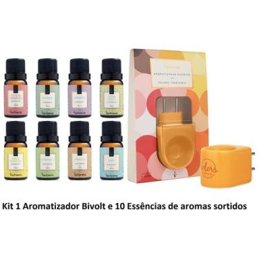 Imagem de Aromatizador Difusor Elétrico Porcelana Bivolt + 10 Essências Via Arom