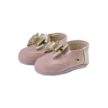 Imagem de Sapatinho de bebe menina recem nascido mocassim infantil criança confo