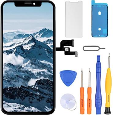 Imagem de LL TRADER Tela de reposição para iPhone Xs 5,8 polegadas LCD 3D Touch Screen Digitalizador Montagem com Kits de Ferramentas de Reparo