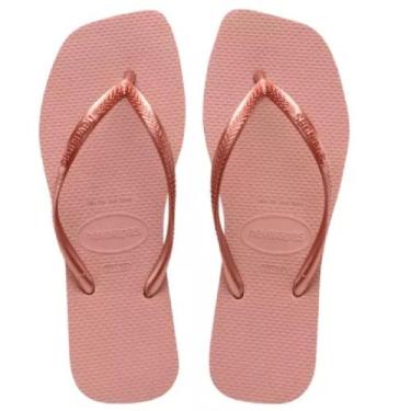 Imagem de Chinelo Havaianas Slim Square Básico Original Quadrado Opção De Cor, R