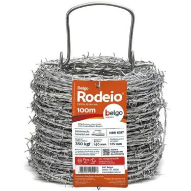 Imagem de Arame Farpado 1,6mm 100m Rodeio - Belgo Bekaert Arames - Belgo Mineira
