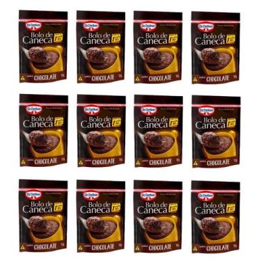 Imagem de Kit c/ 12un Bolo de Caneca Chocolate 70g - Dr Oetker - Dr. Oetker