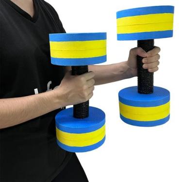 Imagem de Halter de Fisioterapia Aquática Piscinas e Clubes DF4017-AZ Peso 3-4Kg