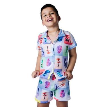 Imagem de Pijama Americano Menino Infantil Roupa de Dormir Personalizado Stitch 