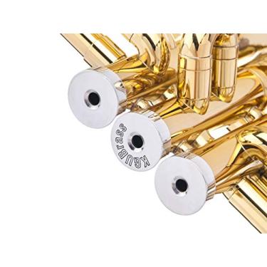 Imagem de Kit de acabamento de trompete para melhorar o som. Para todas as trompetes Yamaha e Stomvi KGUBrass feito sob medida (leve, banhado a prata)