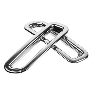 Imagem de Par de Acabamento da Tampa da Lâmpada de Neblina Traseira do Carro, Moldura de Luz de Neblina Abs Cromada para Vitara