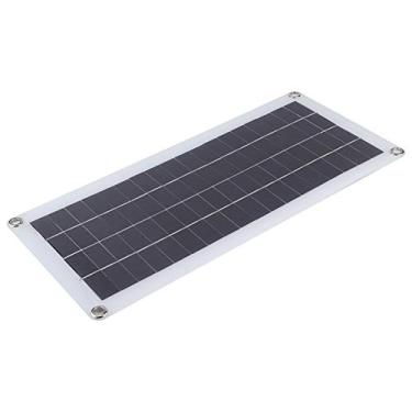 Imagem de Painel Solar 20W 18V - Gerador Solar Portátil para Camping e Viagens, Painel Leve de Carregamento Solar Externo - Sem Armazenamento de Bateria