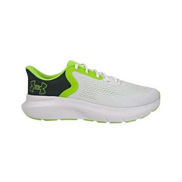Imagem de Under Armour Charged Rogue 5 Tênis masculino, (101) Branco/Preto/Verde Hyper, 40