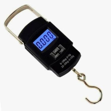 Imagem de Balança Digital De Mão C Gancho Até 50 Kg Para Uso Doméstico classico 