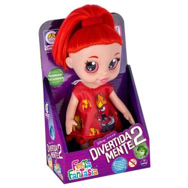 Imagem de Boneca Divertida Mente 2 Festa Fantasia Raiva - Cotiplás