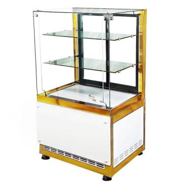 Imagem de DBCR.70 - Balcão Refrigerado Clean Dourado 70cm Para bolos e doces - 2